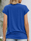 Loose Crewneck Short Sleeve Tee_CWTTS00897