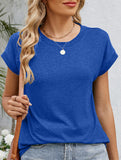 Loose Crewneck Short Sleeve Tee_CWTTS00897