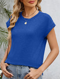 Loose Crewneck Short Sleeve Tee_CWTTS00897