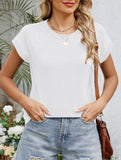 Loose Crewneck Short Sleeve Tee_CWTTS00897
