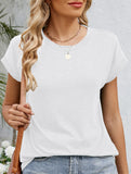 Loose Crewneck Short Sleeve Tee_CWTTS00897