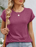 Loose Crewneck Short Sleeve Tee_CWTTS00897