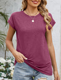 Loose Crewneck Short Sleeve Tee_CWTTS00897
