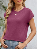 Loose Crewneck Short Sleeve Tee_CWTTS00897