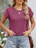Loose Crewneck Short Sleeve Tee_CWTTS00897