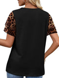 Crewneck Print Double Sleeve Tee_CWTTS00917