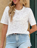 Beaded Bow Knit Tee_CWTTS00920