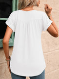 Crewneck Button Loose Tee_CWTTS00942