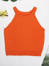 COTTON HALTER TOP_CWTTK0399