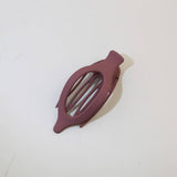 Glossy Matte Oval Hair Clip-Large Duckbill Style_Cwaha07479