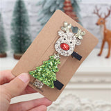 CHRISTMAS CHILDREN GIRLS HOLIDAY HAIR CLIP_CWAHA2746