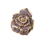 Sweet Rose Flower Hair Claw Small Elegant_Cwmm4981