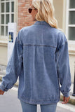 Vintage Washed Denim Jacket_Cwjj0093