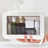 SIMPLE TRANSPARENT TRAVEL TOILETRIES MAKEUP BAGS_CWAB1421