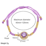 SET WITH COLORED ZIRCON BRACELET_CWAJE1040