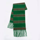 RETRO STRIPE FLEECE SCARF WINTER WARMTH_CWASC2314