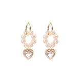 Womens Light Luxury Natural Pearl Earrings