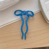 TEMPERAMENT BOW U SHAPED HAIRPIN_CWAHA2691