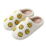 CUTE SEVEN SMILING FACE FUZZY SLIPPERS WOMEN_CWSHS0252