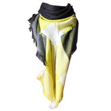 RAINBOW PLAID SCARF TRIANGLE WINTER SHAWL_CWASC0116