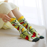 FRENCH FASHION COTTON SKI SOCKS_CWMS0193