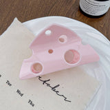 CHEESE HAIR CLAW CUTE LARGE CLIP FOR GIRLS_CWAHA0392