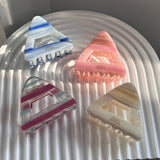 STRIPED TRIANGLE SIMPLE HAIRPIN_CWAHA2634