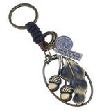 CREATIVE LEAF HANGING RETRO LEATHER KEYCHAIN_CWMM5026