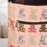 Waterproof Floral Multi-Layer Canvas Shoulder Bag_Cuab0189