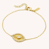 Womens Tarot Diamond Oil Drop Bracelet_Cwmm5523