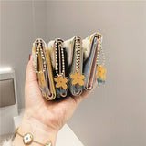 SMALL FRESH FLORAL TRI FOLD THIN SHORT WALLET_CWAB2547