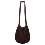 Cwab4573_Solid Knit Twist Vintage Tote Crossbody Bag