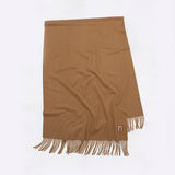 Wool Blend Solid Scarf-Sof Thick Bear Label Wrap_Cwasc2338