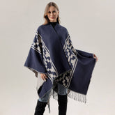 Warm Outer Wear Thickened Tassel Slit Cape_Cwasc2169