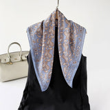 PAISLEY SATIN SQUARE SCARF 70CM NECK HEAD _CWASC0825