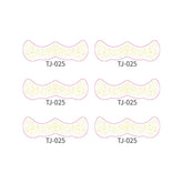 METALLIC FRECKLE FACE TATTOO STICKERS GOLD SILVER_CWMM8364