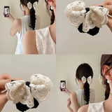 SWEET LACE TENDER BOW LARGE INTESTINE HAIR TIE_CWAHA1277