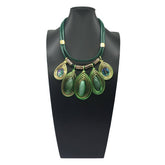 BOHEMIAN CRYSTAL PENDANT EARRINGS NECKLACE SET_CWMM4742