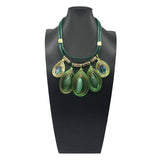 BOHEMIAN CRYSTAL PENDANT EARRINGS NECKLACE SET_CWMM4742