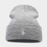 LETTER EMBROIDERY CIRCULAR HIP HOP KNITTED HAT_CWAH2088