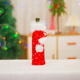 Cwmm9415_Christmas Plush Wine Bottle Cover Table Decoration