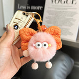 BOWKNOT SMALL BRIQUETTE BAG PENDANT CAR KEYCHAIN_CWMM2506