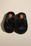 THICK SOLE CROSS STRAP FLUFFY BEDROOM SLIPPERS_CWSHS0230