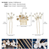 RETRO ALL MATCH BRIDAL HAIR ACCESSORIES SET_CWAHA2795