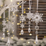 Cwmm10172_Acrylic Snowflake Ornaments For Christmas Tree