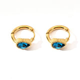 Unique Stainless Steel Heart Earrings With Cz_Cwmm8924