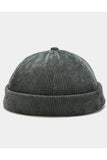 SOLID COLOR CORDUROY MELON HAT HIP HOP STYLE CWAH0401