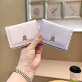 Trendy Printed Mini Trifold Wallet For Students_Cwab06229