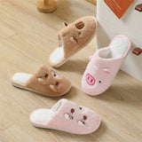 HOUSEHOLD CUTE CARTOON BEAR COTTON SLIPPERS_CWSHS0319