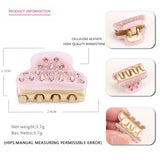ACETATE DIAMOND MINI HAIR CLIP HAIR ACCESSORIES_CWAHA4241